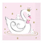 Swan Party Beverage Napkin Pack of 16