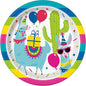 Llama Fun Dinner Paper Plates Pack of 8