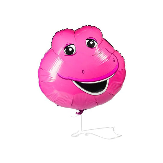 Barney Face Foil Balloon