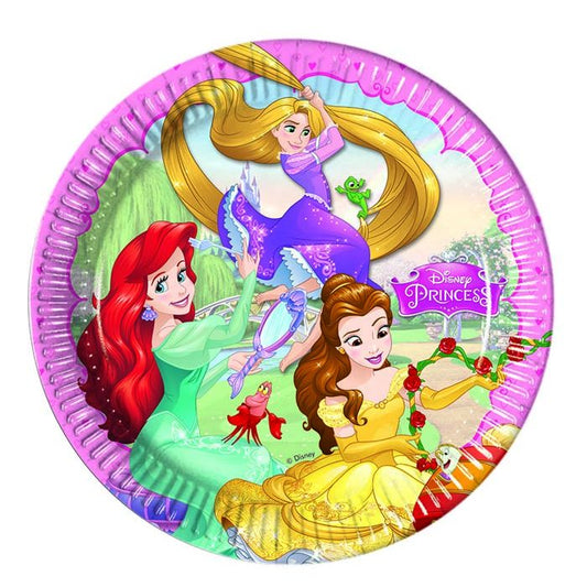 Disney Princess Paper Plates Pack of 8