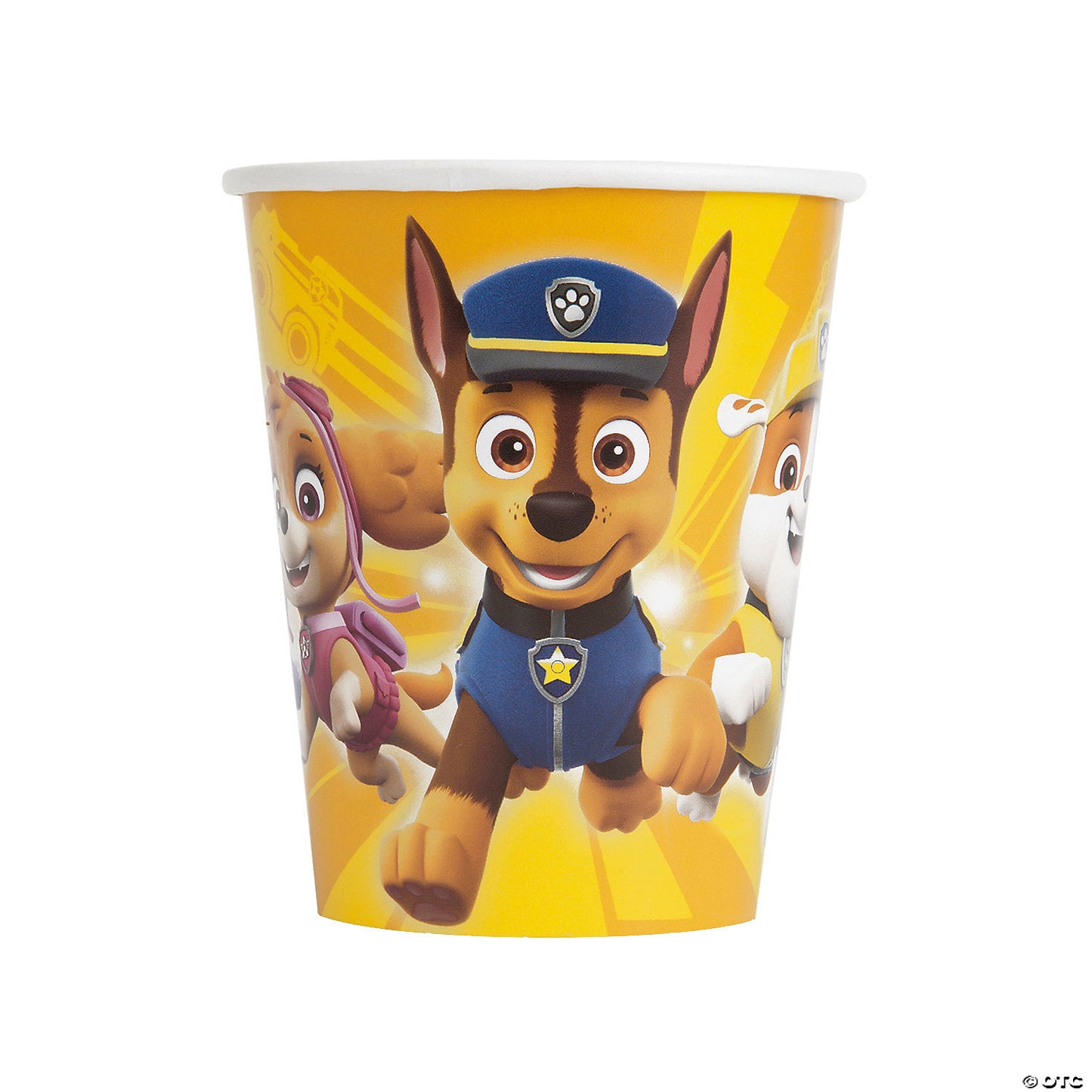 Paw Patrol Chase, Skye & Rubble Disposable Paper Cups Pack of 8