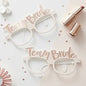 Team Bride Paper Fun Glasses Pack of 8