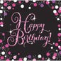 Pink Celebration Napkins Pack of 16