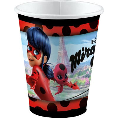 Miraculous Paper Cups Pack of 8