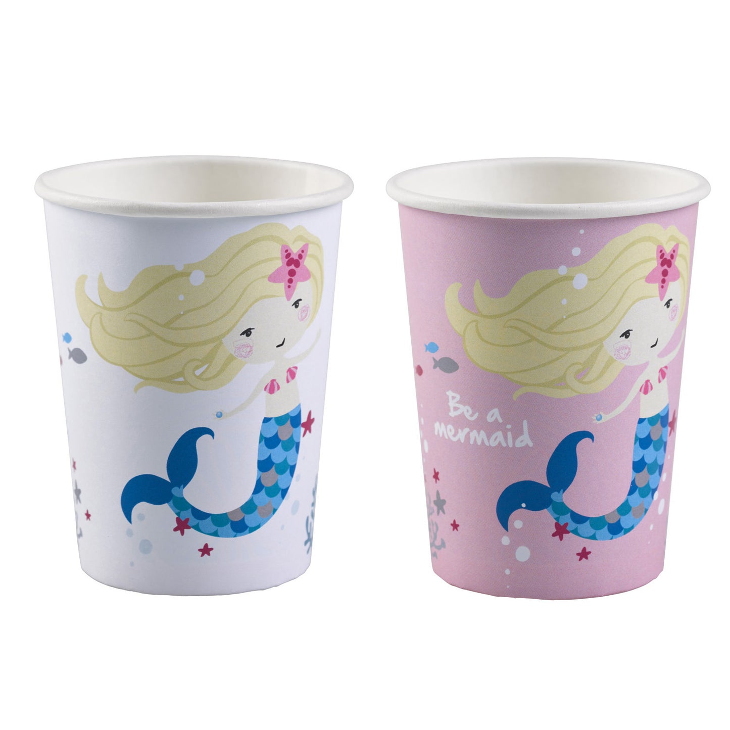 Be A Mermaid Paper Cups Pack of 8