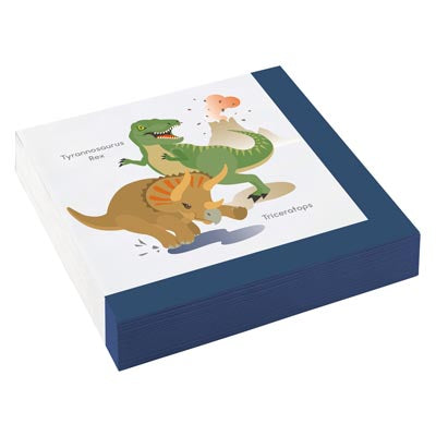 Happy Dinosaur Napkins Pack of 20