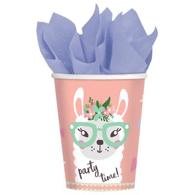 Llama Cups Pack of 8