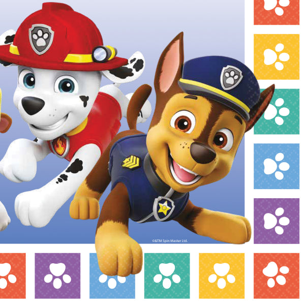 Paw Patrol Napkins Pack of 16