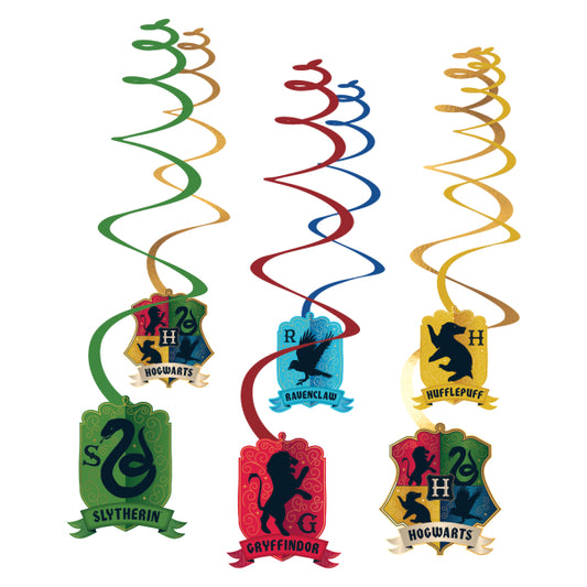 Harry Potter Houses Decoration Swirls