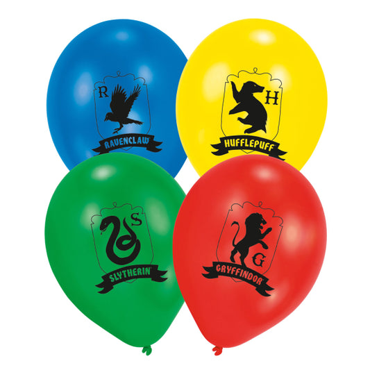 Harry Potter Houses Latex Balloons Pack of 6