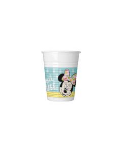 Minnie Mouse Tropical Plastic Cups Pack of 8