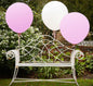 Huge Balloons Pink & White Pack of 3