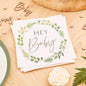 Hey Baby Shower Botanical Napkins Pack of 16