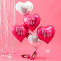 Pink & Iridescent Bride Tribe Hen Party Balloons