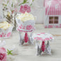 Rose & Swallow Single Cupcake Stands - Enchanted Rose Pack of 3