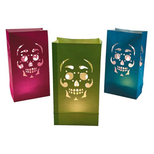 Day Of The Dead Luminary Bags Pack of 12