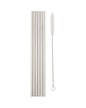 Reusable Silver Straws Pack of 5