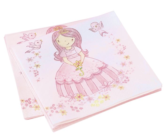 Princess Party Napkins Pack of 20