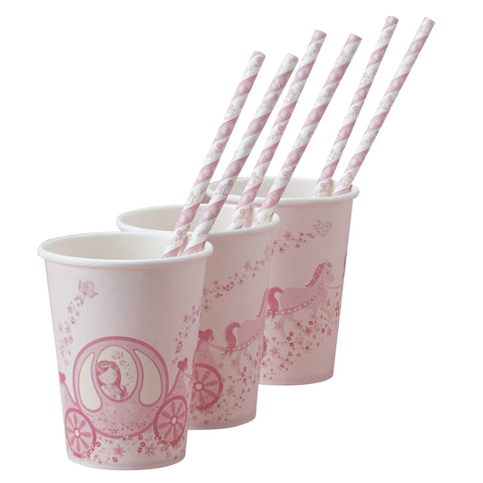 Princess Party Paper Cups Pack of 8