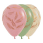 All Over Feathers Assorted Latex Balloons Pack of 50