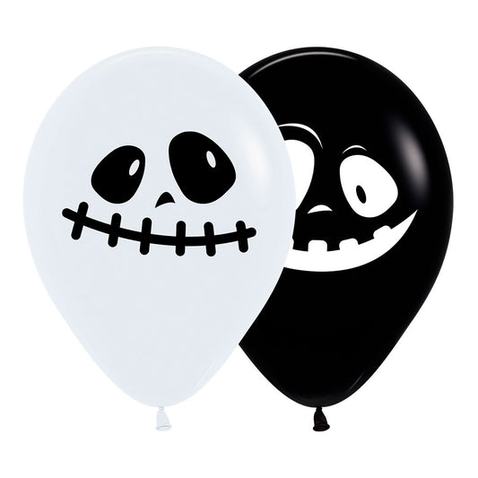 Ghosts Latex Balloons Pack of 50