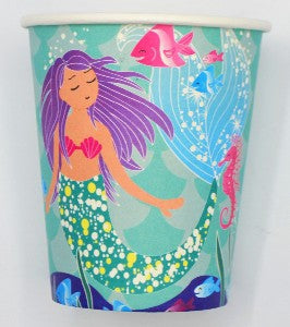 Mermaid Paper Cups Pack of 10