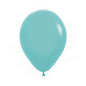 Aquamarine Solid 12.5cm Latex Balloons Pack of 10