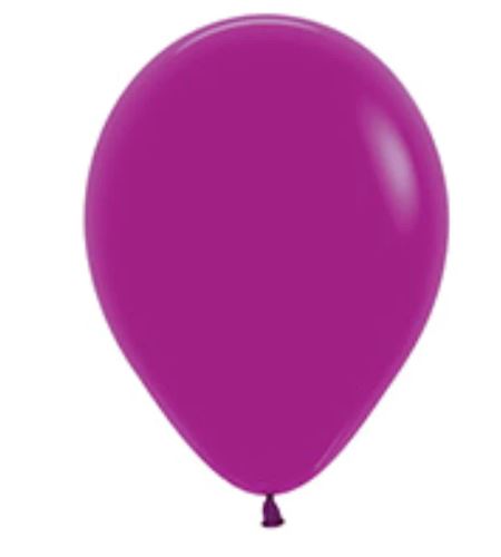 Purple Solid 12.5cm Latex Balloons Pack of 100