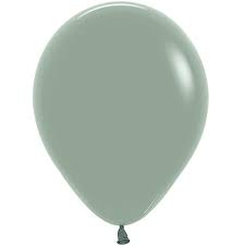 Pastel Dusk Laurel Green 12.5cm Latex Balloons Pack of 100