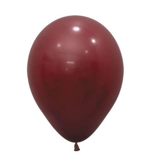 Fashion Solid Merlot Latex Balloons Pack of 100