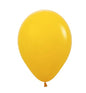 Fashion Solid Honey Yellow 12,5cm Latex Balloons Pack of 10