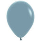 Pastel Dusk Blue Solid Latex Balloons Pack of 10