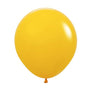 Fashion Solid Honey Yellow 45cm Latex Balloons Pack of 6