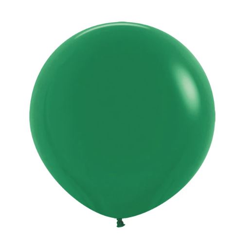 Fashion Solid Shamrock Green 45cm Latex Balloons Pack of 6