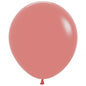 Coral Solid 45cm Latex Balloons Pack of 6