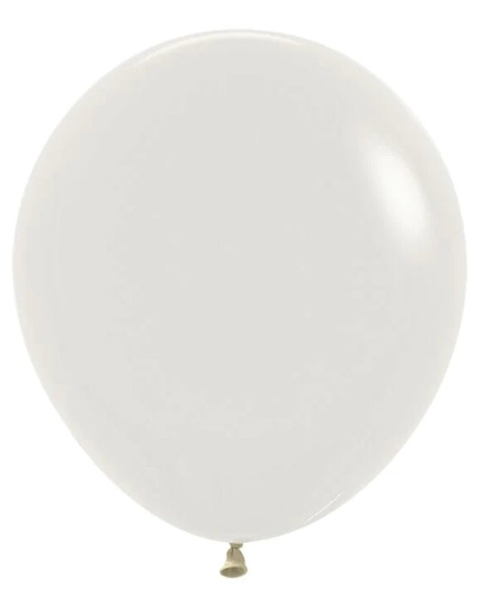 Pastel Dusk Cream 45cm Latex Balloons Pack of 6