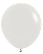 Pastel Dusk Cream 45cm Latex Balloons Pack of 6