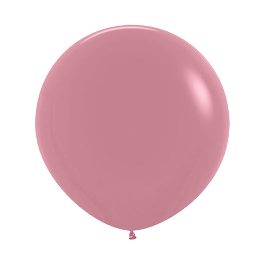 Rose Wood Solid 60cm Latex Balloons Pack of 3