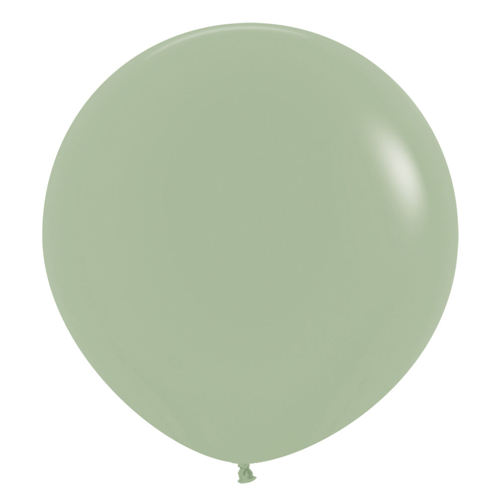 Eucalyptus Solid 60cm Latex Balloons Pack of 3