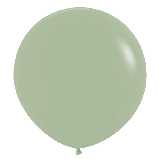 Eucalyptus Solid 60cm Latex Balloons Pack of 3