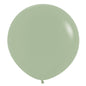 Eucalyptus Solid 60cm Latex Balloons Pack of 3