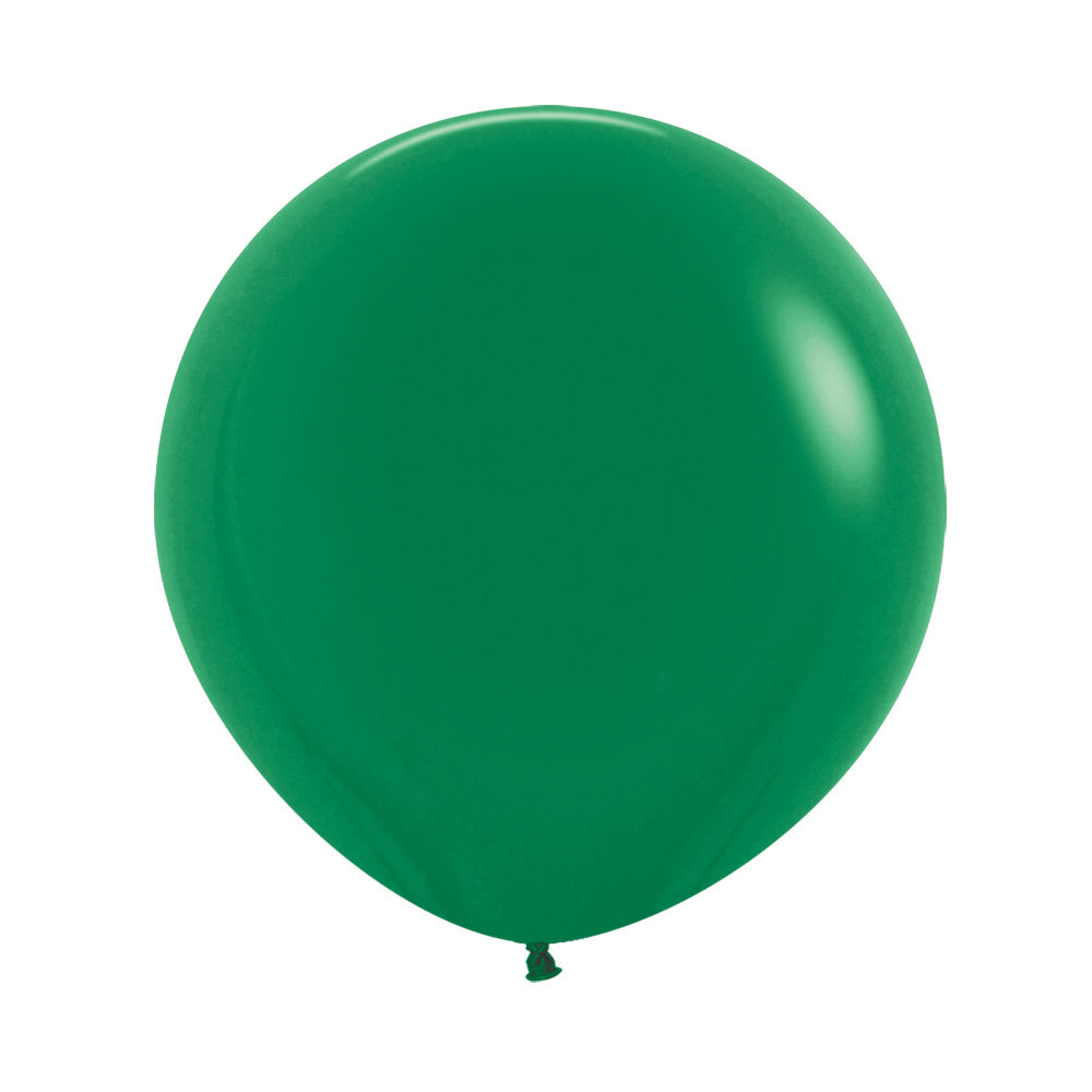 Forest Green Solid 60cm Latex Balloons Pack of 3