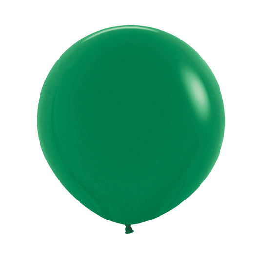 Forest Green Solid 60cm Latex Balloons Pack of 3