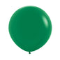 Forest Green Solid 60cm Latex Balloons Pack of 3