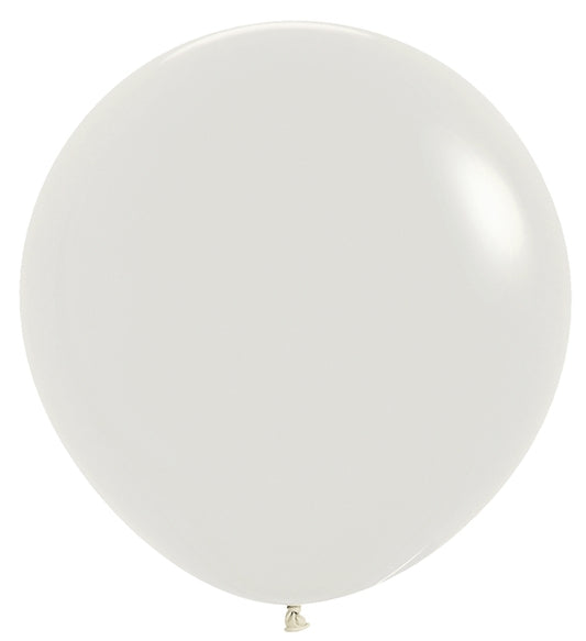 Pastel Dusk Cream 60cm Latex Balloons Pack of 3