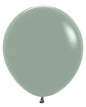 Pastel Dusk Laurel Green 60cm Latex Balloons Pack of 3