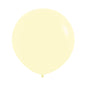 Pastel Yellow 60cm Latex Balloons Pack of 3