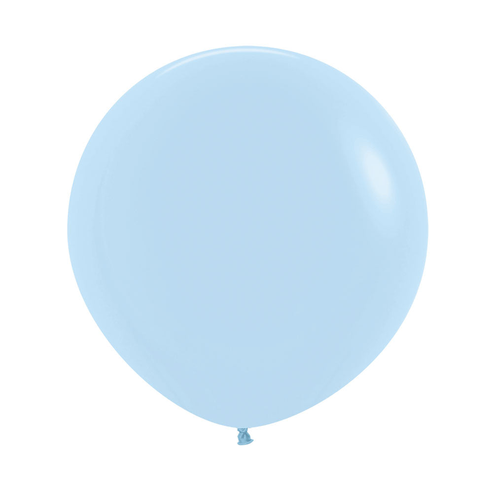 Pastel Blue 60cm Latex Balloons Pack of 3