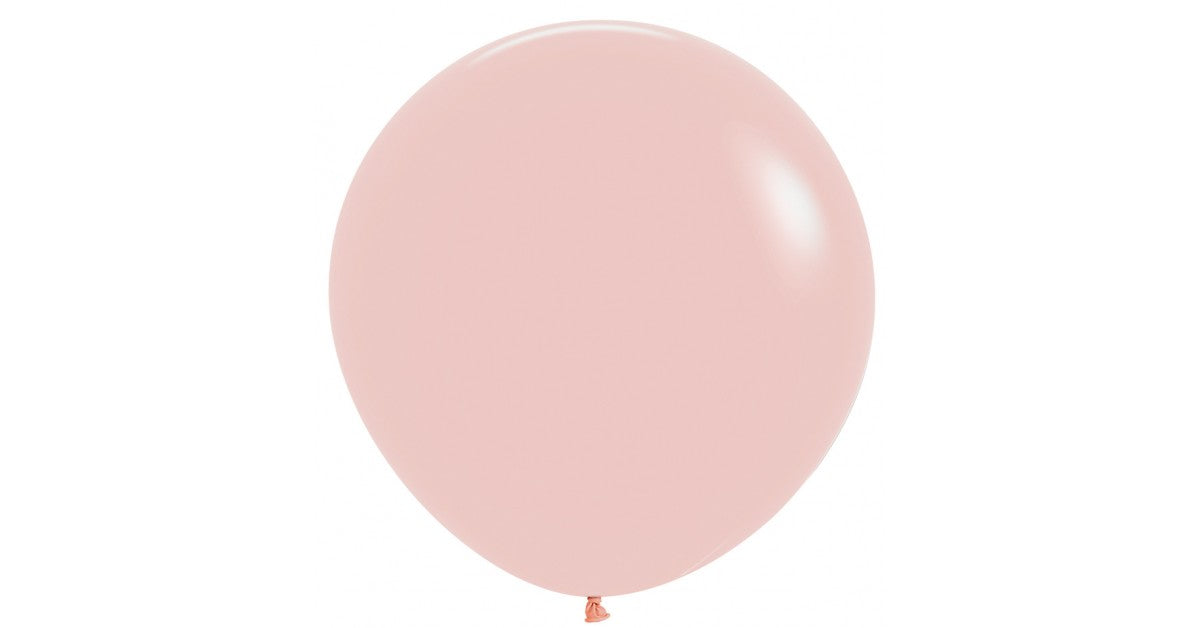 Pastel Melon Orange 60cm Latex Balloons Pack of 3