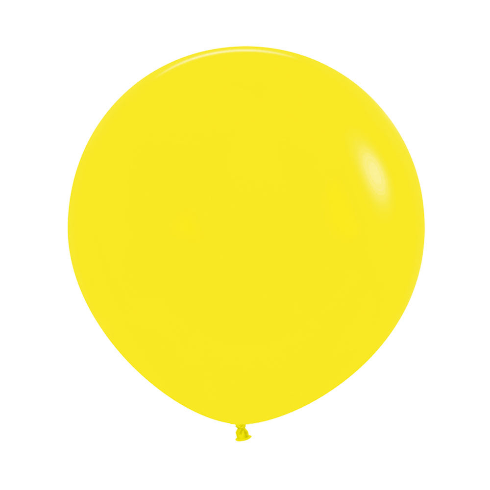 Yellow 90cm Latex Balloon